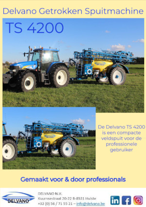 Pulverisateurs trainès Delvano TS 4200