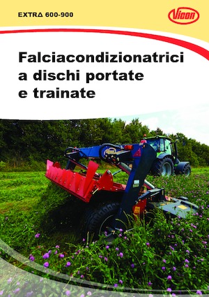 Faucheuse à disque traîné avec conditionneur Vicon Extra 932 CT