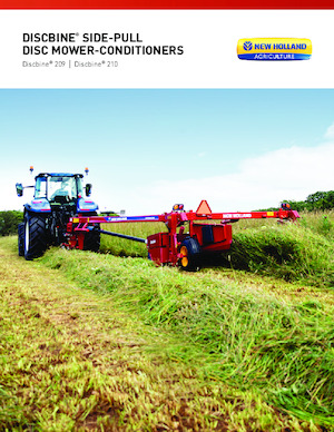 Faucheuse à disque traîné avec conditionneur New Holland Discbine 210