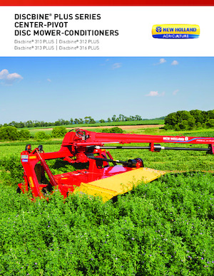 Faucheuse à disque traîné avec conditionneur New Holland Discbine 313 PLUS