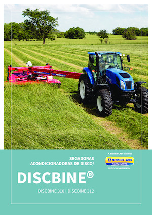 Faucheuse à disque traîné avec conditionneur New Holland Discbine 310 PLUS