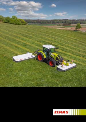 Faucheuse à disque traîné avec conditionneur Claas Disco 3600 TRC