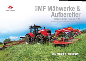 Faucheuse à disque traîné avec conditionneur Massey Ferguson DM306 TR-RC