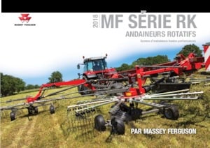 Faucheuse à disque traîné avec conditionneur Massey Ferguson DM357 HS-TR-KC