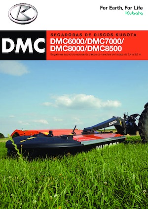 Faucheuse à disque traîné avec conditionneur Kubota DMC8532R