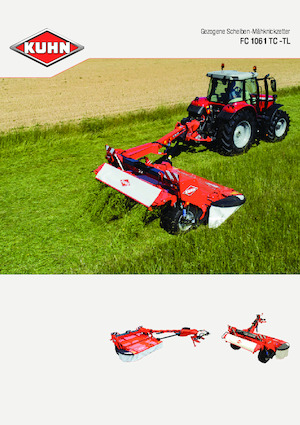 Faucheuse à disque traîné avec conditionneur Kuhn FC 3161 TLD