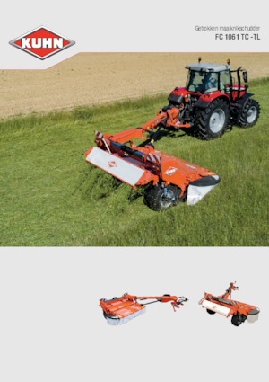 Faucheuse à disque traîné avec conditionneur Kuhn FC 3161 TLD