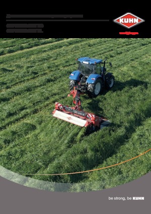 Faucheuse à disque traîné avec conditionneur Kuhn FC 3161 TLD