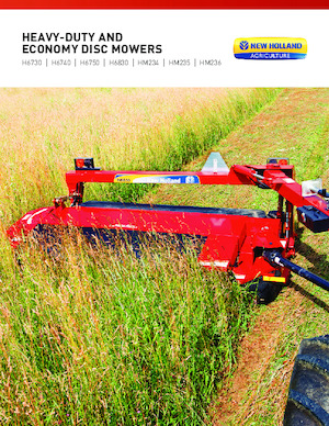 Faucheuse à disque traîné avec conditionneur New Holland HM236 Economy