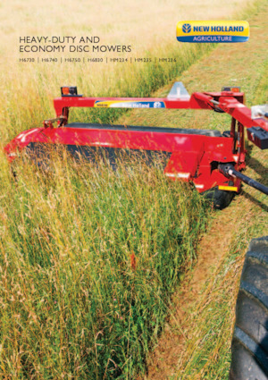 Faucheuse à disque traîné avec conditionneur New Holland HM235