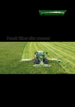 Faucheuse à disque traîné avec conditionneur Fendt Slicer 3575 TRC