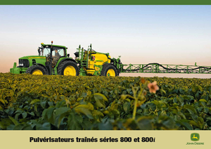 Pulverisateurs trainès John Deere 840 i