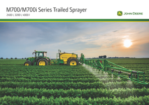 Pulverisateurs trainès John Deere M724