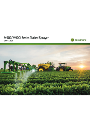 Pulverisateurs trainès John Deere M952