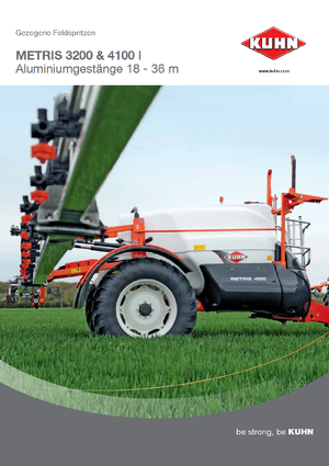 Pulverisateurs trainès Kuhn Metris 4100 RHA3