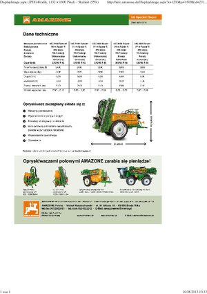 Pulverisateurs trainès Amazone UG 3000 Special (18)