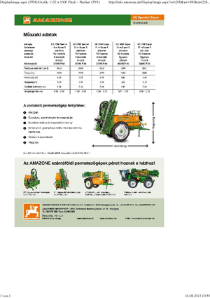 Pulverisateurs trainès Amazone UG 3000 Special (18)