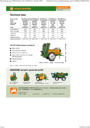 Pulverisateurs trainès Amazone UG 2200 Super (15)