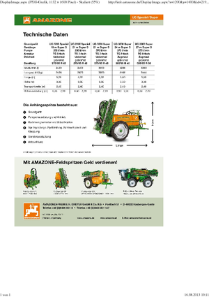 Pulverisateurs trainès Amazone UG 3000 Special (21)