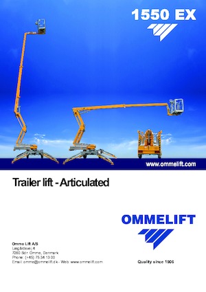 Nacelles à bras articulés montées sur camion OMMELIFT 1550 EX