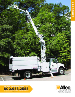 Nacelles à bras articulés montées sur remorque Altec LR852 RM