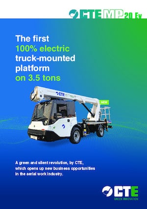 Nacelles télescopiques sur camion CTE MP 20 Ev