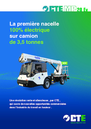 Nacelles télescopiques sur camion CTE MP 20 Ev