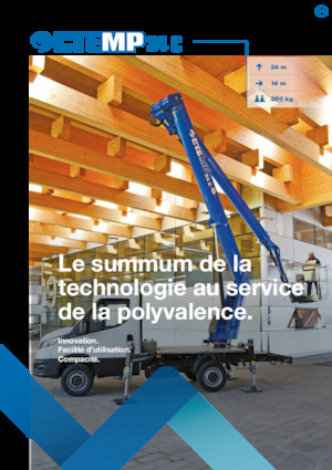 Nacelles télescopiques sur camion CTE MP 24 C