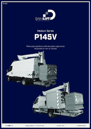 Nacelles à bras articulés montées sur camion Danilift P145V