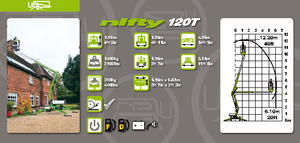 Nacelles à bras articulés montées sur camion Niftylift NL 120 T