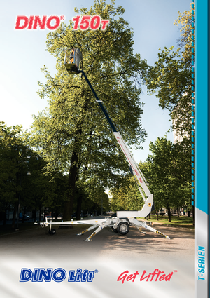 Nacelles télescopiques sur remorque Dino Lift Dino 150T