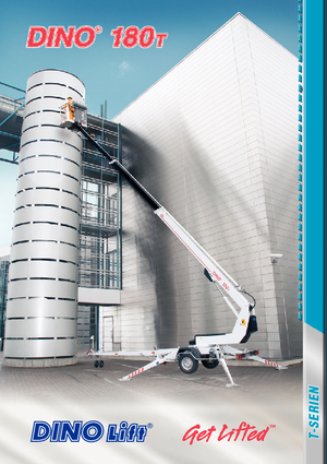 Nacelles télescopiques sur remorque Dino Lift Dino 180T