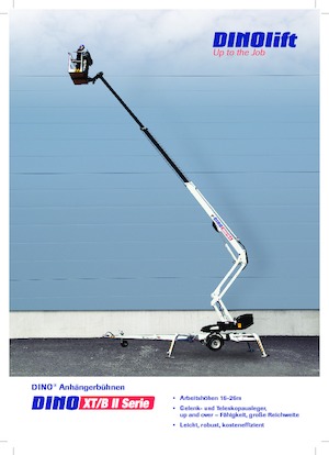 Nacelles à bras articulés montées sur camion Dino Lift Dino 210XTB II