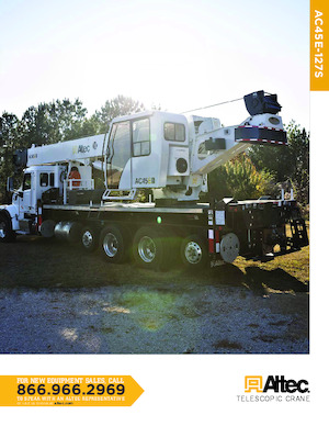 Grues mobiles sur camion Altec AC45E-127S