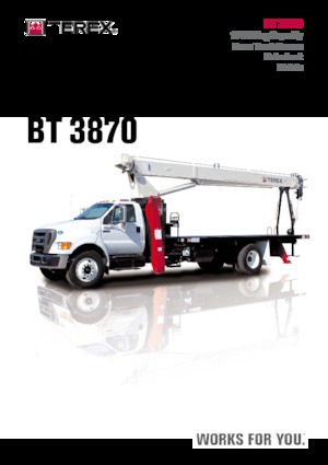 Grues mobiles sur camion TEREX CRANES BT 3870