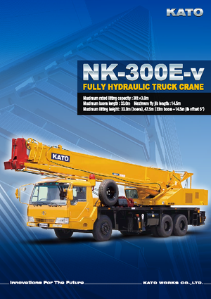 Grues mobiles sur camion Kato NK 300 E-v