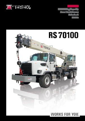 Grues mobiles sur camion TEREX CRANES RS 70100