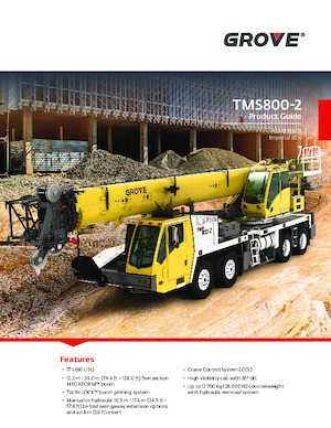 Grues mobiles sur camion Grove TMS800-2