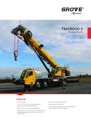 Grues mobiles sur camion Grove TMS9000-2