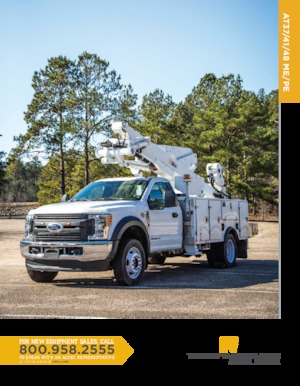 Nacelles à bras articulés montées sur remorque Altec AT41ME/PE