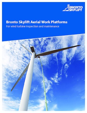 Nacelles à bras articulés montées sur remorque Bronto Skylift S 255 HLA