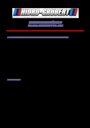 Nacelles à bras articulés montées sur remorque Hidro-Grubert BL 10C