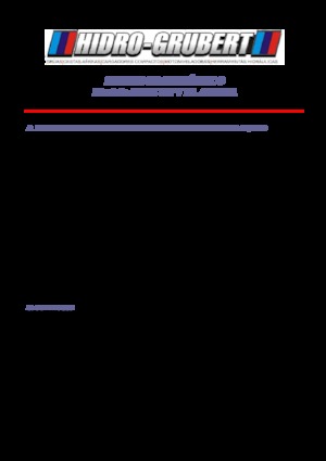 Nacelles à bras articulés montées sur remorque Hidro-Grubert BL 20C
