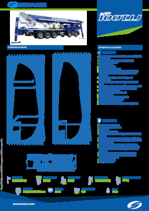 Nacelles télescopiques sur camion Socage forSte 100TJJ