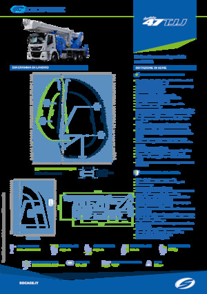 Nacelles télescopiques sur camion Socage forSte 47 TJJ
