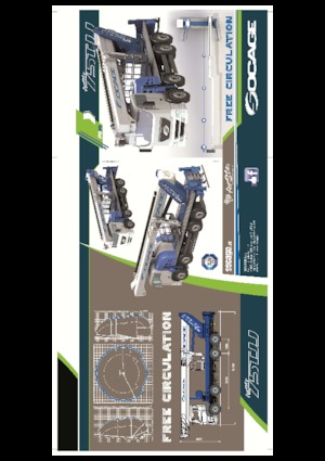 Nacelles télescopiques sur camion Socage forSte 75 TJJ