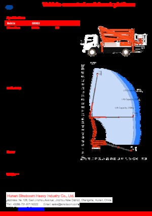 Nacelles à bras articulés montées sur remorque Sinoboom GKH22
