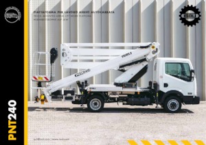 Nacelles à bras articulés montées sur remorque ISOLI PNT240