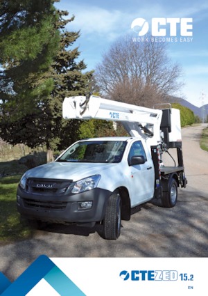 Nacelles à bras articulés montées sur remorque CTE ZED 15.2