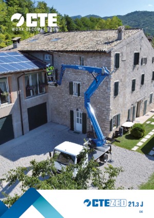 Nacelles à bras articulés montées sur remorque CTE ZED 21.3 JH